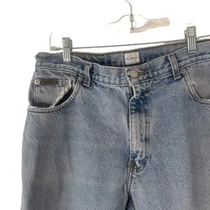 CK Calvin Klein Vintage 90s‎ Women's Plus Size 34 Baggy Light Wash Mom Jeans thumbnail 4