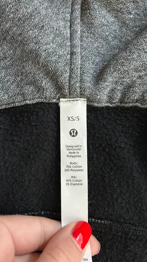 Lululemon Dark Heather Grey Scuba thumbnail 5