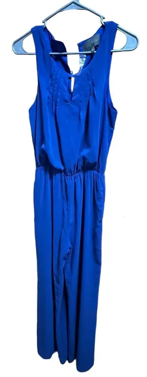 Sunday in‎ Brooklyn Mamie woven jumpsuit in cobalt blue size XS thumbnail 1