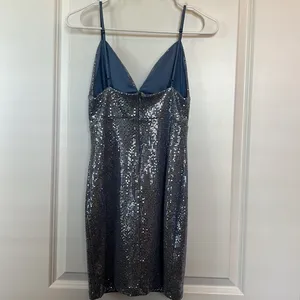 Lulus Sequin Bodycon Mini Dress with Adjustable Straps Perfect for Homecoming thumbnail 3
