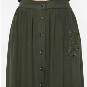 Disturbia Foliate Embroidered Midaxi Skirt Size 12 thumbnail 8