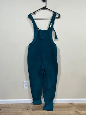 Lucy & Yak Teal Original Corduroy Dungarees US Size 2 Regular EUC thumbnail 7
