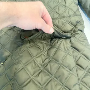 Lucky Brand Women's Quilted Army Green Insulated Winter Jacket - Large thumbnail 7