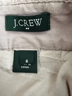 J.Crew women’s Size 6 Wool Blend Mini Skirt Beige Lined Classic(A531) thumbnail 9