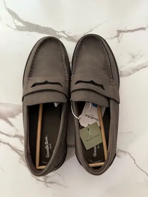 Goodfellow & Co Men’s Suede Penny Loafers – Brown Memory Foam Slip-On Dress Shoes NWT thumbnail 3