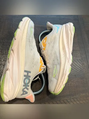 Hoka Clifton 9 Running Shoes Beige 7.5 B Women thumbnail 5