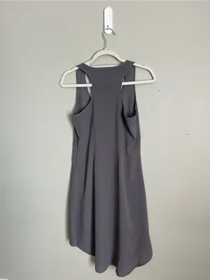 FREEBIRD Gray Sleeveless Racerback High-Low Dress Sz S thumbnail 6
