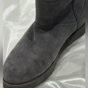Ugg Cory II Suede Short Ankle Boots 5 Charcoal Gray Minimal Classic Mini Fall thumbnail 15