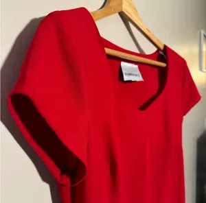 CLEARANCE! Red Vintage Fashion Bug A-Line Dress Size 12 EUC thumbnail 5