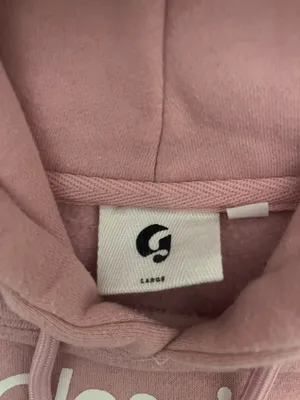 glossier original pink hoodie Size L thumbnail 3