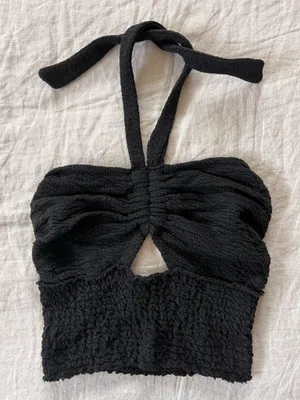 Urban Outfitters Cut-Out Halter Top thumbnail 2