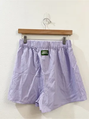 Daily Drills Poplin Resort Shorts in Wink Lavender Size XS/S thumbnail 6