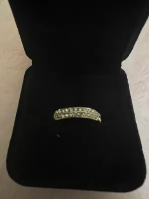 Women’s Gold Tone Embellished Ring Size 7 thumbnail 1
