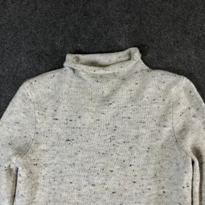 Madewell Donegal Smoke Roll Neck Wool Blend Sweater Grey K5410 Womens Small NWT thumbnail 9