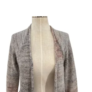 Anthropolgie‎ Knitted and Knotted Cody Peplum Cardigan Sweater Red Size Small thumbnail 4