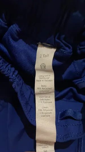 Dark Blue Lululemon Hotty Hot Shorts 4" 2 thumbnail 4