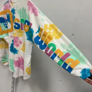 2022 Disney Parks Walt‎ Disney World Spirit Jersey Tie Dye Long Sleeve Small thumbnail 9