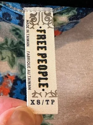Free People Cream Floral Dress thumbnail 3