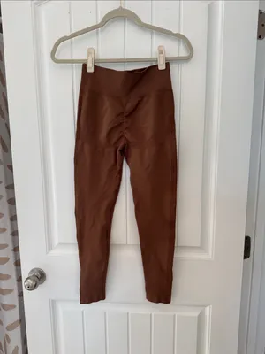 Women’s Brown High-Waist Leggings thumbnail 2
