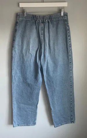 Rachel Comey Barrie Pants Jeans size 6 100% Cotton $498 Barrel Leg‎ Light Wash thumbnail 1