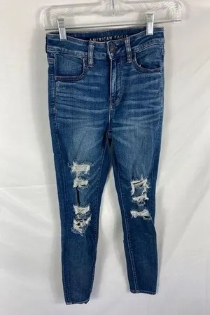 American Eagle Ne(x)t level stretch hi rise jegging Size 4 Regular thumbnail 1