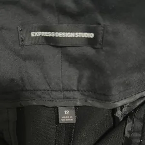 Express Black Pants with Embellished Waistband thumbnail 5