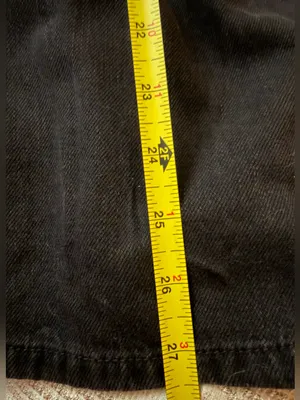 OAT New York NWT Black Denim Belted Wide Leg Jumpsuit thumbnail 8