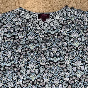 J. Crew Liberty‎ Fabric Sambourne Floral Ruffle Puff Sleeve Blouse Medium thumbnail 4