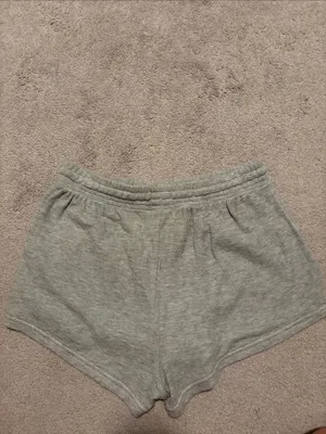 aerie Heather Gray Athletic Drawstring Shorts thumbnail 2