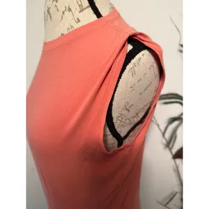 Lululemon Sleeveless Muscle Tank Top Coral Pink Crew Neck Womens Size 6‎ thumbnail 5