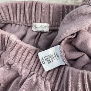 John Galt Velour Pants Mauve Pink Purple Anastasia Velvet Sweatpants thumbnail 6
