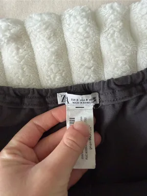 Zara Gray Drawstring Pants thumbnail 4