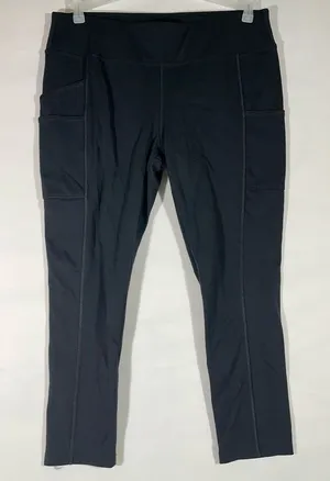 Carhartt Fitted Workwear Capri Leggings Heavyweight Women Sz L Black‎ New A66 thumbnail 1
