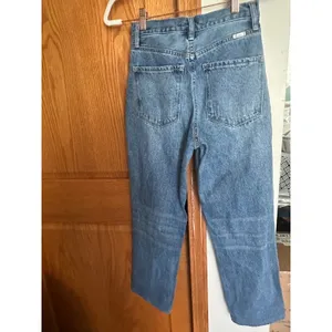 Kancan High Rise Distressed Straight Leg Jeans Blue 1/24 Boho Grunge thumbnail 3