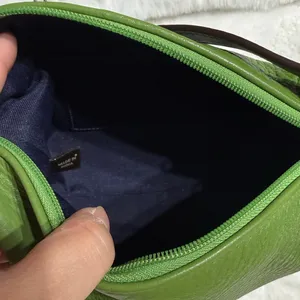 COACH Vintage Y2K EST. 1941 Leatherware Green Mini Shoulder Baguette Bag thumbnail 6