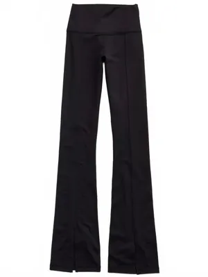 AE OFFLINE By Aerie The Hugger Mini Flare Legging American Eagle NWT Black S thumbnail 6