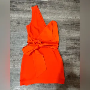 NBD X REVOLVE Jasper Mini Dress in Red Orange thumbnail 4
