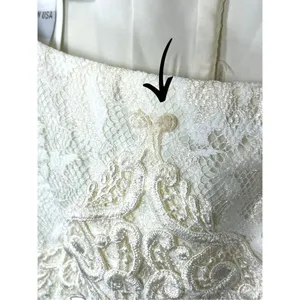 VIntage Scott McClintock 80s 90s Floral‎ Lace Short Sleeve Mini Dress Size 8 thumbnail 8