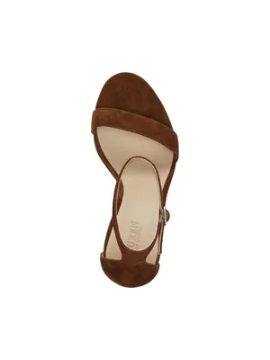 Lauren Ralph Lauren Womens Allie Stiletto Heels Sandals Tobacco Brown 10B thumbnail 10