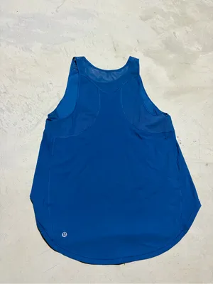 Lululemon Royal Blue athletic Tank Top thumbnail 8