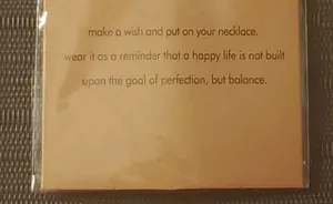 Inspirational BALANCE Pendant Necklace thumbnail 3
