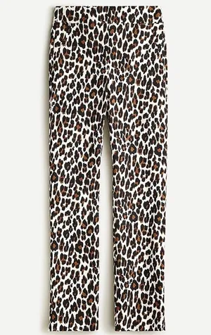 J Crew Remi Pant In Leopard Animal Print Size 6t Tall thumbnail 9