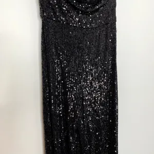 Nookie Black Sequin Flare Leg Jumpsuit One Piece Womens Size Small thumbnail 5