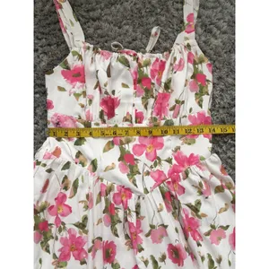 Scarlet Darkness Women Sundress Floral Printed Corset Ruched Bust Cami Flowy M thumbnail 15