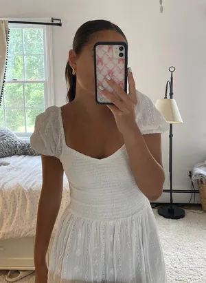 American Eagle Outfitters White Dress thumbnail 6