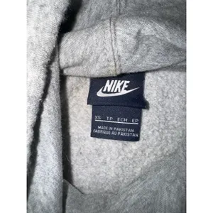 Nike Hoodie‎ Women XS Graphic Swoosh Fleece High Neck Pullover thumbnail 6