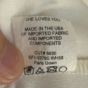 NEW Show Me Your Mumu SMYMM Paris Gown in White Large‎ L thumbnail 9