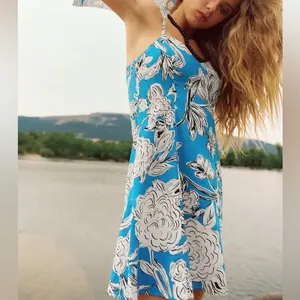 Zara Linen Blend Mini Dress thumbnail 2