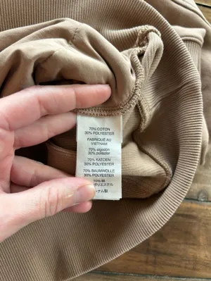 Vuori Sedona Half Zip Fleece Sweatshirt Brown XS thumbnail 5