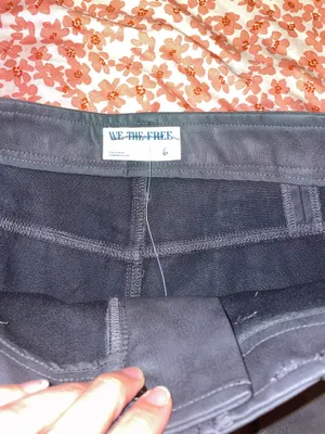 NWOT Free People/We the Free Dark Angel Vegan Micro Shorts | Charcoal Combo thumbnail 5